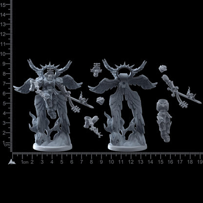 Sangreal The Seraphim Guard | Printerra Studios | Tabletop Wargaming Miniature Grim Dark Sci-Fi Proxy