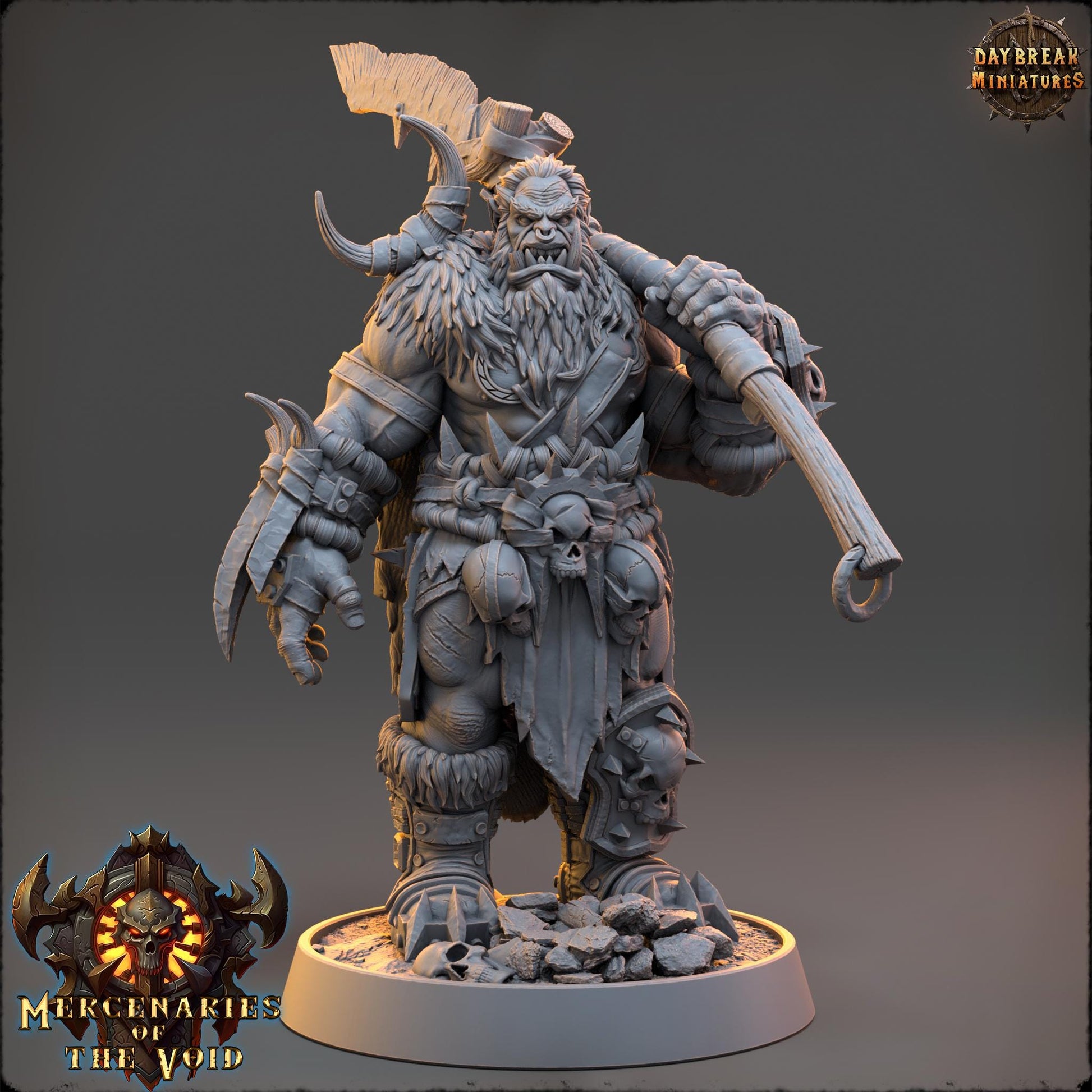 Orc Warband - Mercenaries of the Void | Daybreak Miniatures | Tabletop Wargaming Miniature Grim-Dark Sci-Fi Proxy