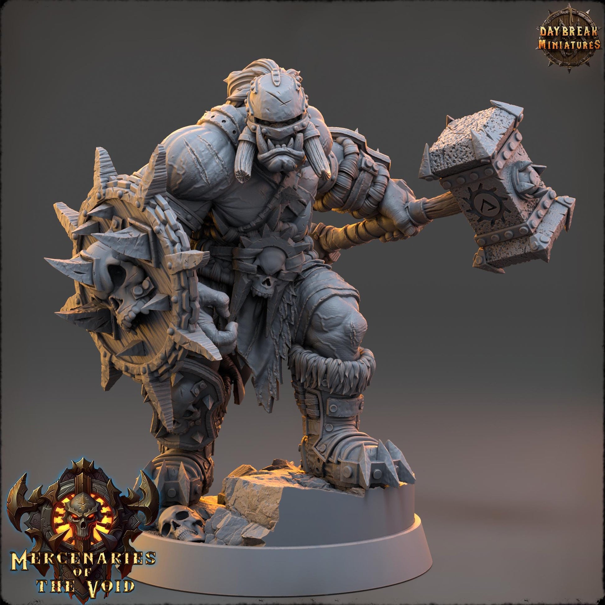 Orc Warband - Mercenaries of the Void | Daybreak Miniatures | Tabletop Wargaming Miniature Grim-Dark Sci-Fi Proxy