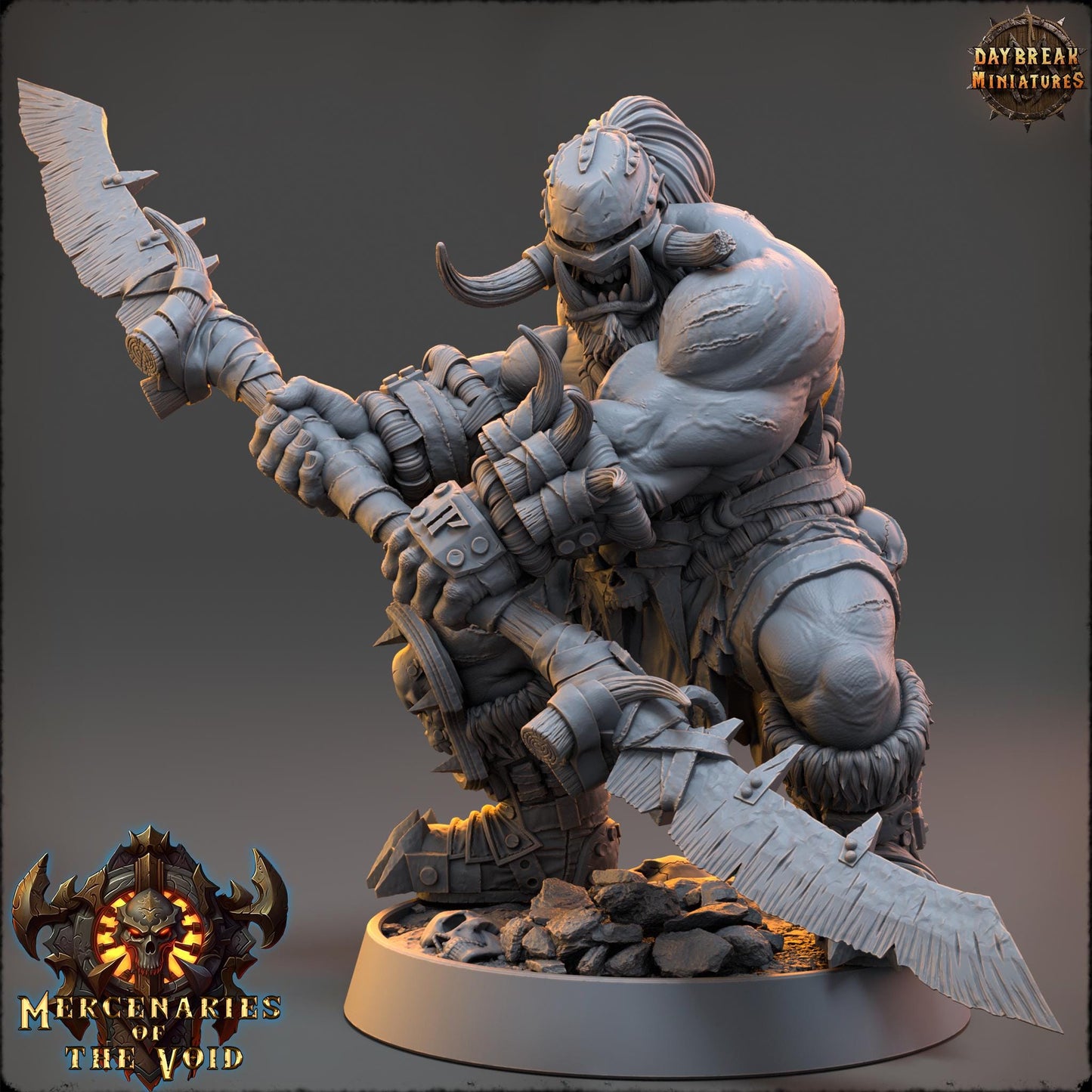 Orc Warband - Mercenaries of the Void | Daybreak Miniatures | Tabletop Wargaming Miniature Grim-Dark Sci-Fi Proxy