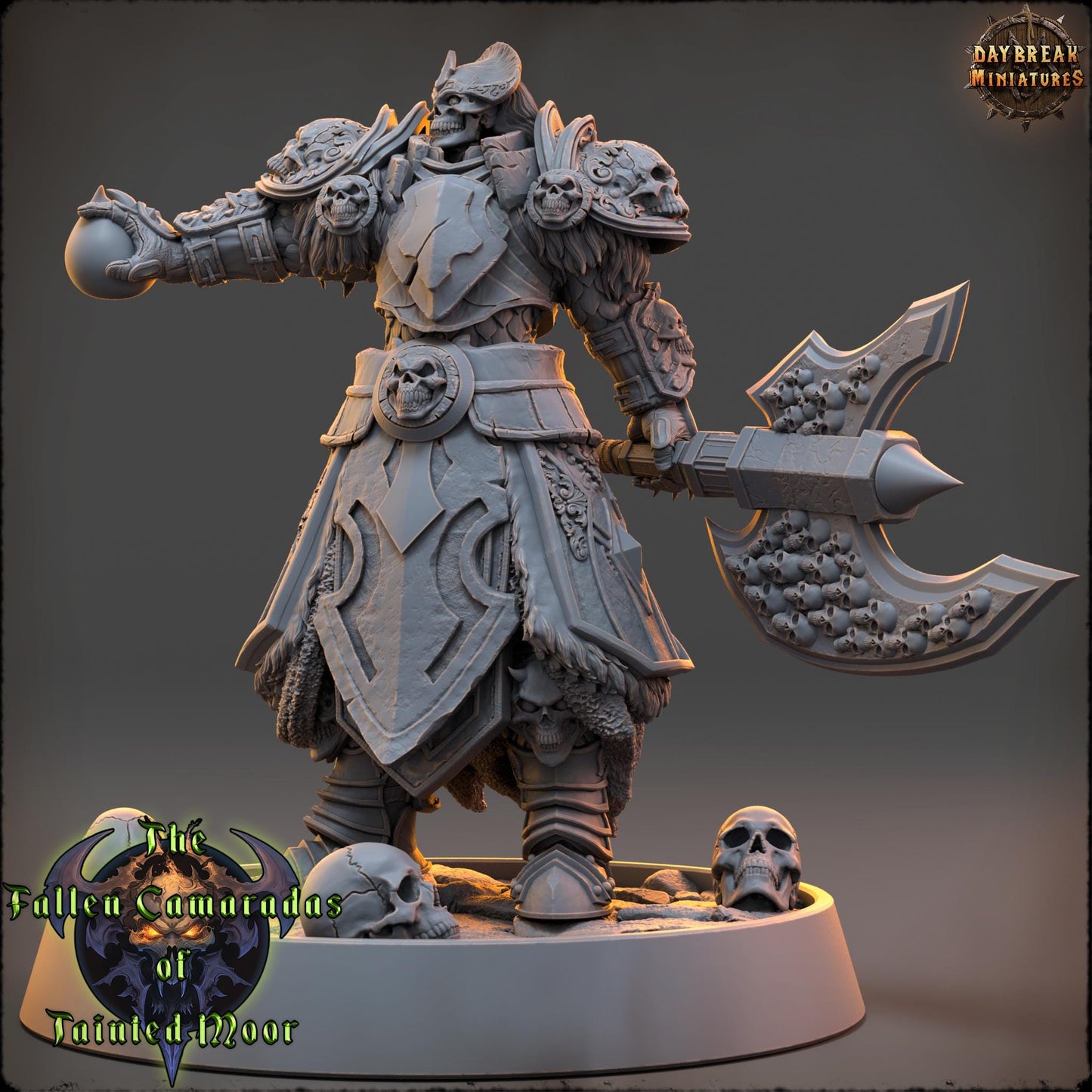 Undead Warband | The Fallen Camaradas of Tainted Moor | Daybreak Miniatures | Tabletop Wargaming Miniature Grim-Dark Sci-Fi Proxy