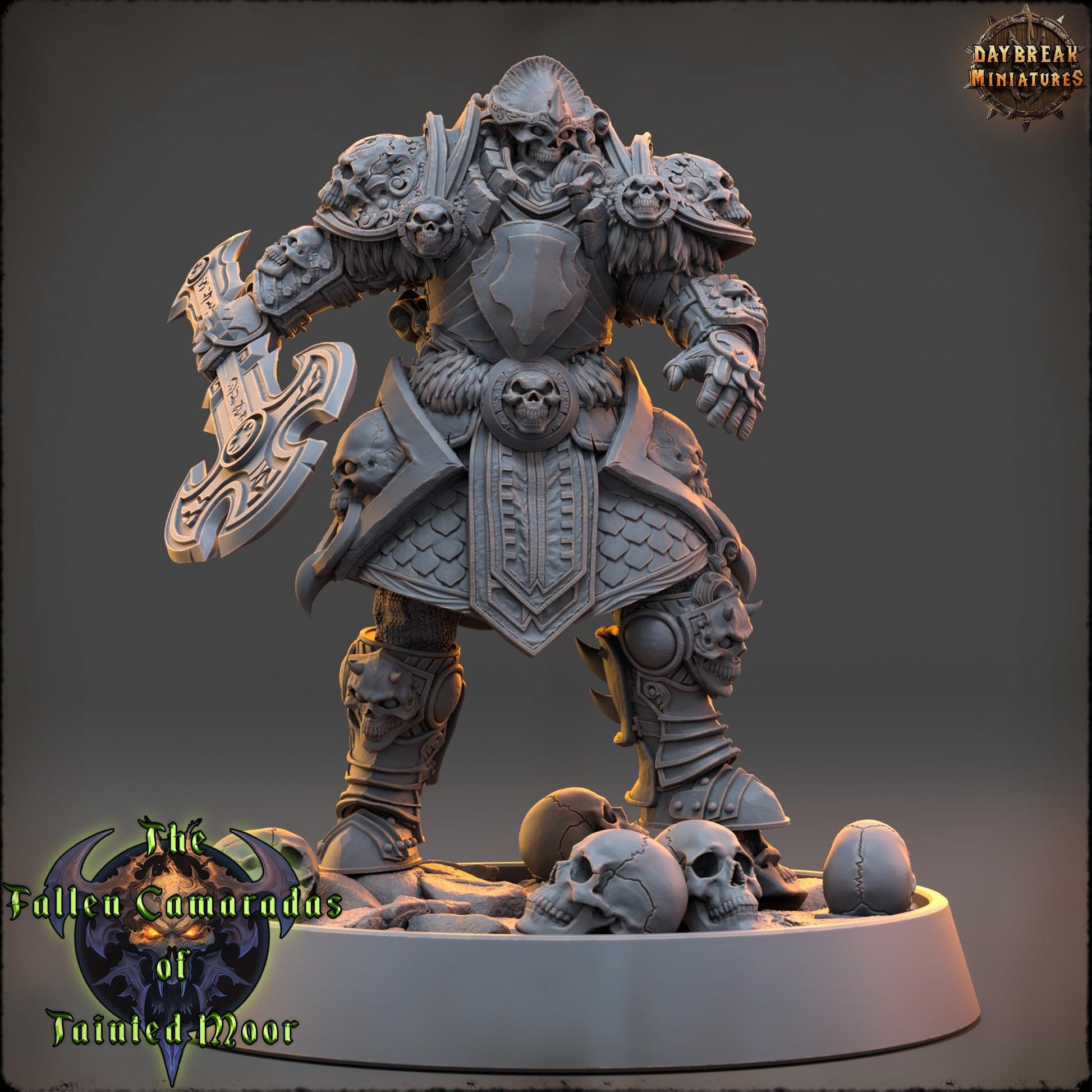 Undead Warband | The Fallen Camaradas of Tainted Moor | Daybreak Miniatures | Tabletop Wargaming Miniature Grim-Dark Sci-Fi Proxy