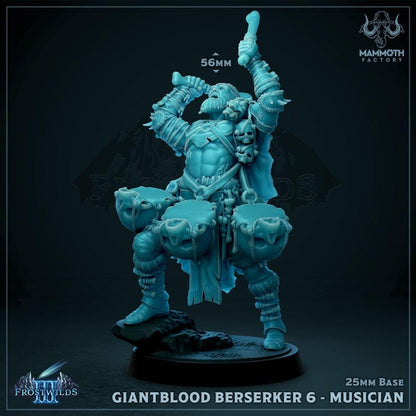 Giantblood Berserkers Warband | Frostwilds 3 | by Mammoth Factory | Dungeons and Dragons | Tabletop Games | Wargaming | Resin Miniature