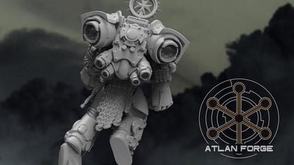 Templar Knight Warhawks - Atlan Forge - Tabletop Wargaming Miniature Sci-Fi Proxy Modular