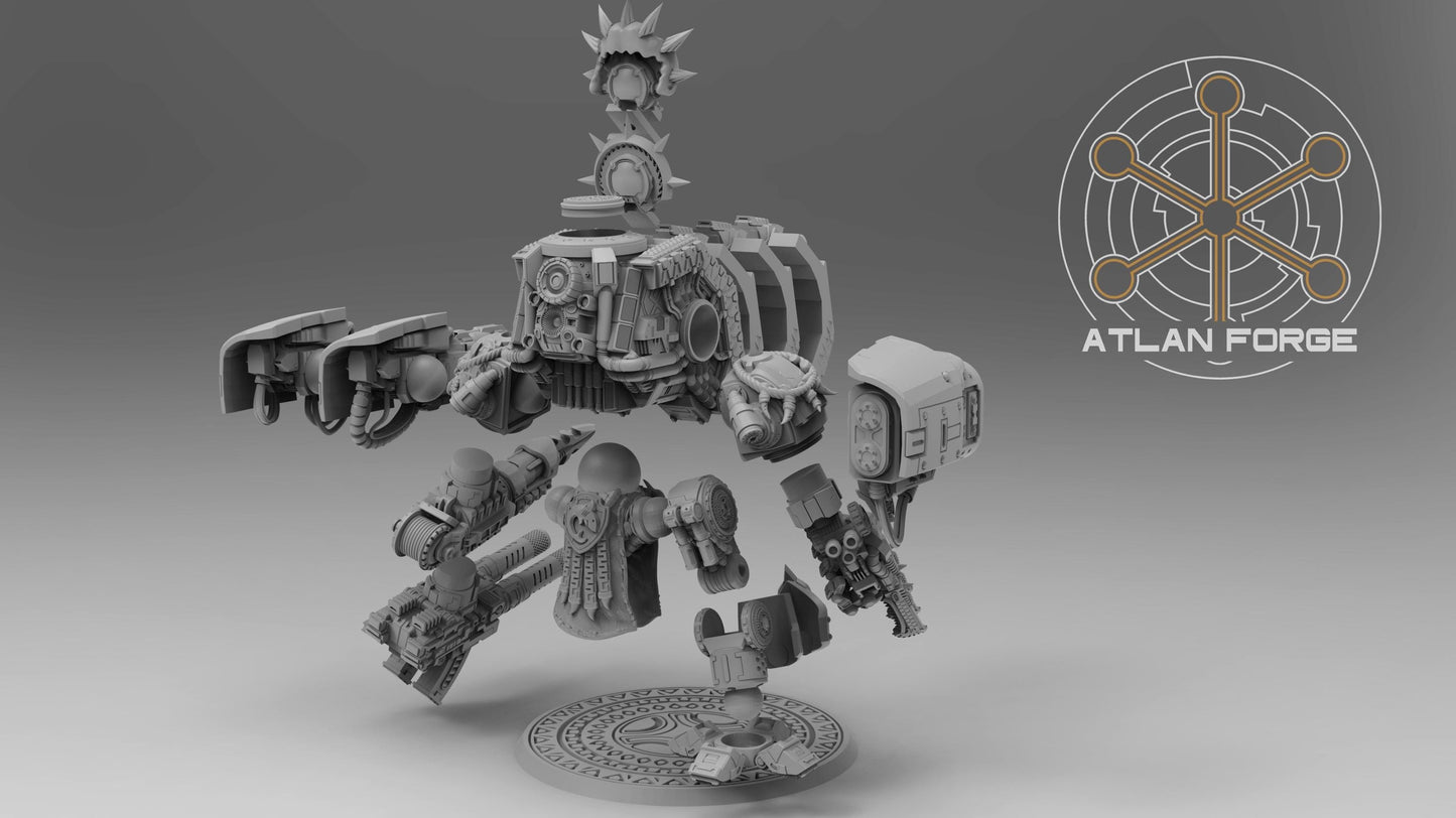 Wai Toa Wandering Ancestors Dreadnought - Atlan Forge - Tabletop Wargaming Miniature Sci-Fi/Proxy/Modular