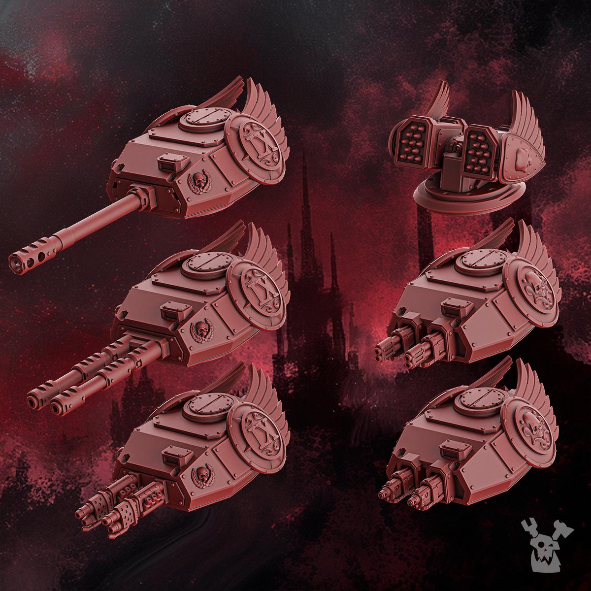 APC Utility Tank • Crimson Wings • DakkaDakka.store • Tabletop Wargaming Miniature Grim-Dark Sci-Fi Proxy