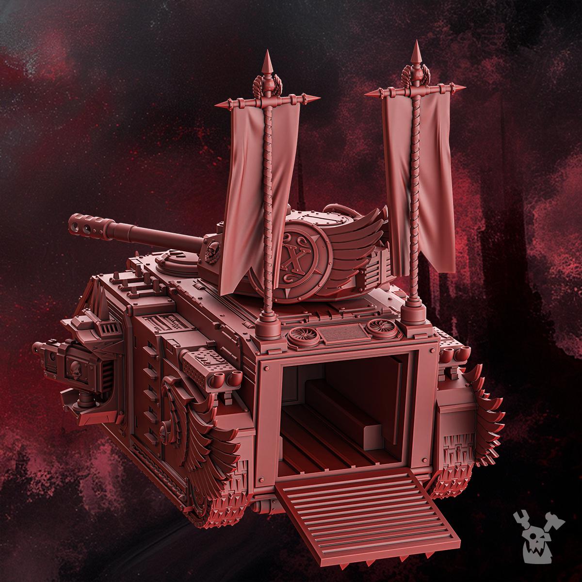 APC Utility Tank • Crimson Wings • DakkaDakka.store • Tabletop Wargaming Miniature Grim-Dark Sci-Fi Proxy