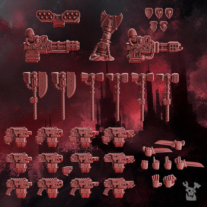 Destroyer Squad • Crimson Wings • DakkaDakka.store • Tabletop Wargaming Miniature Grim-Dark Sci-Fi Proxy