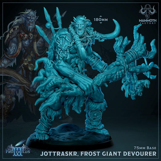 Frost Giant Devourer | Frostwilds 3 | by Mammoth Factory | Dungeons and Dragons | Tabletop Games | Wargaming | Resin Miniature