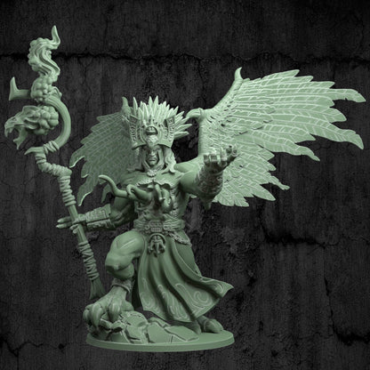 1K Hijos - Prime Magus Rojo - DMG Minis - Tabletop Wargaming Miniature Sci-Fi/Fantasy/Chaos/Daemon/Proxy