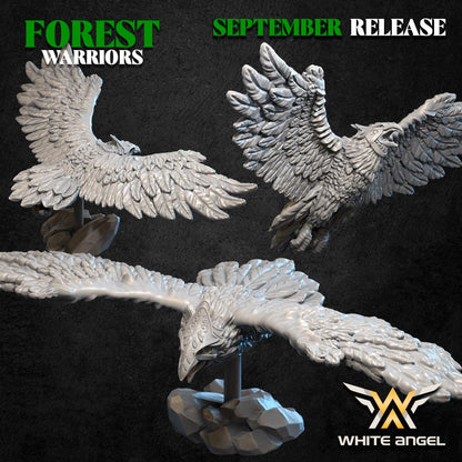 Ancestral Eagles (x3) | Forest Warriors | by White Angel Miniatures | Fantasy | DnD | Tabletop Games | Wargaming | Miniature