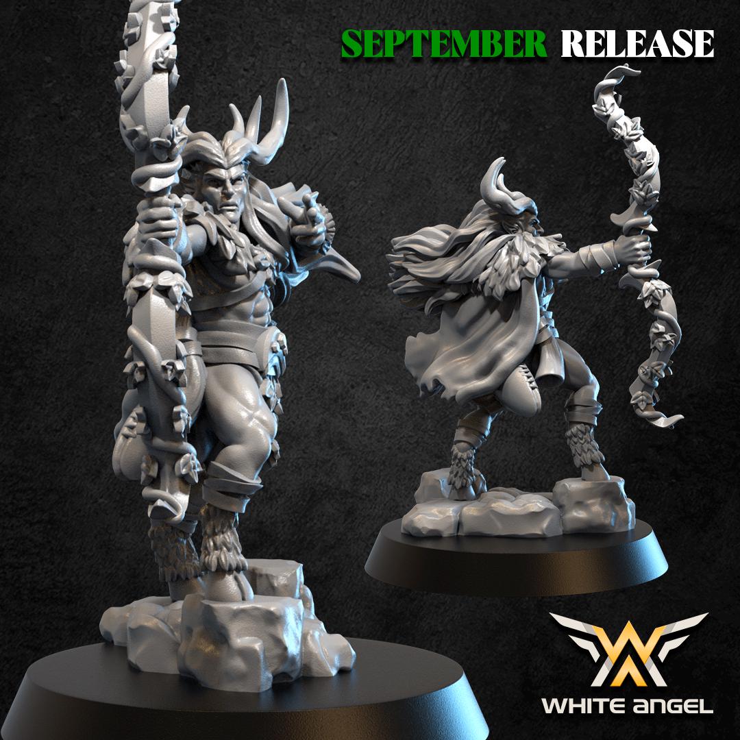 King of the Forest | Forest Warriors | by White Angel Miniatures | Fantasy | DnD | Tabletop Games | Wargaming | Miniature