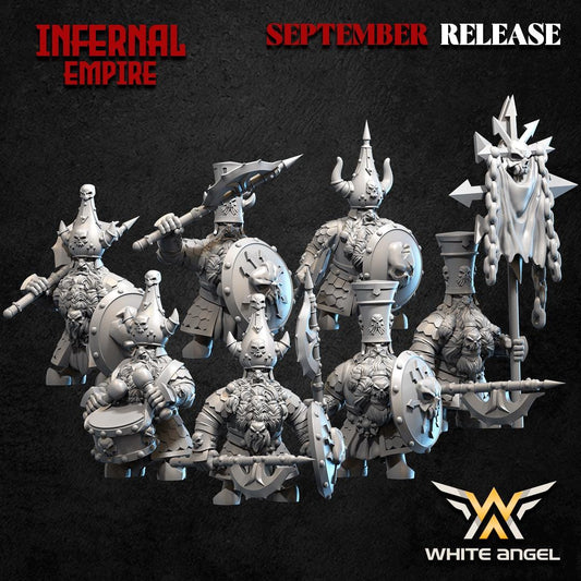 Infernal Guard | Infernal Empire | by White Angel Miniatures | Fantasy | DnD | Tabletop Games | Wargaming | Miniature