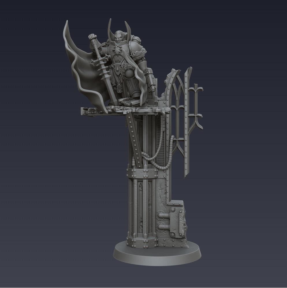 Bloodbound Nefirion | Cyberbrush3D | Tabletop Wargaming Miniature Grim Dark Sci-Fi Proxy