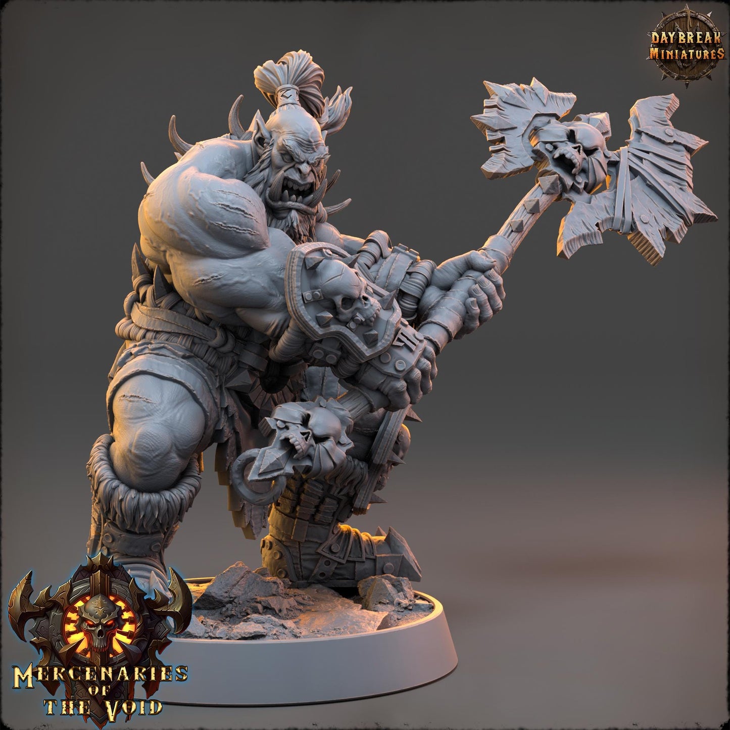 Orc Warband - Mercenaries of the Void | Daybreak Miniatures | Tabletop Wargaming Miniature Grim-Dark Sci-Fi Proxy