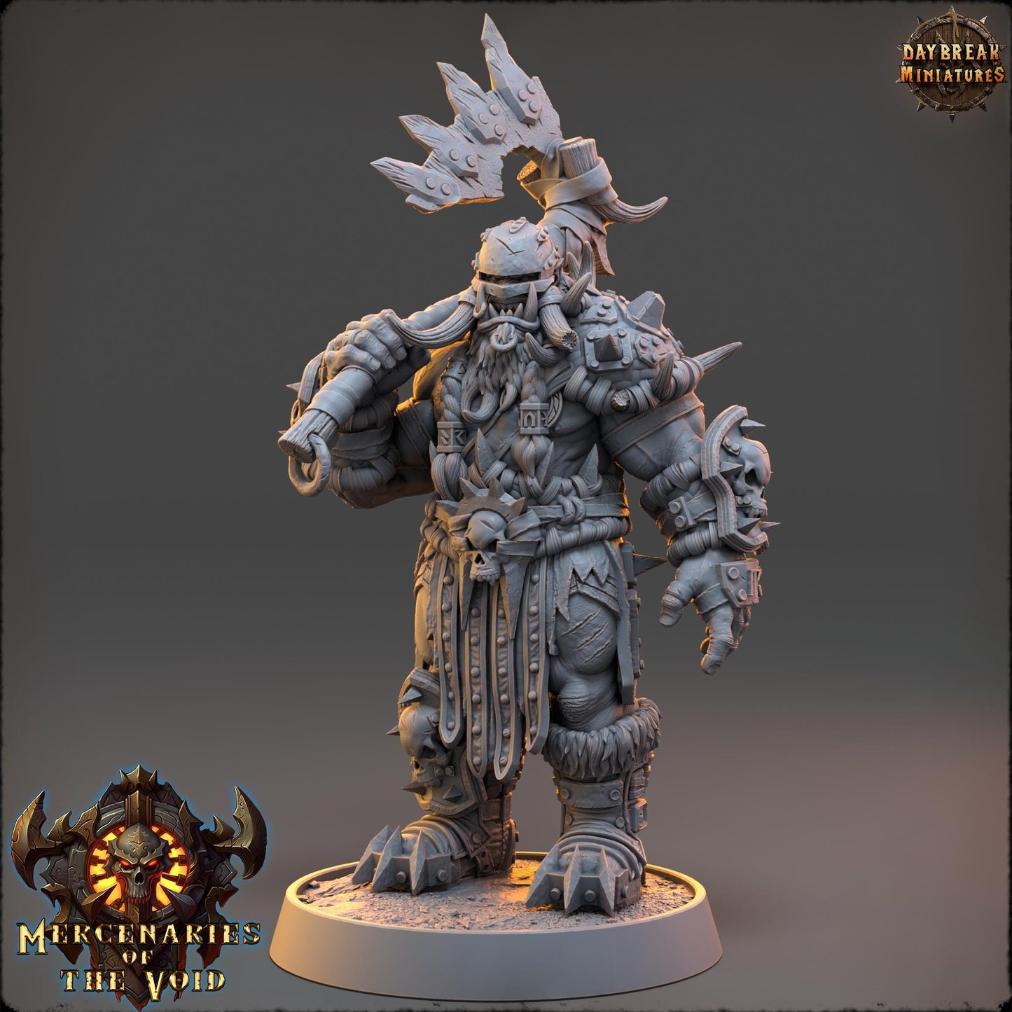 Orc Warband - Mercenaries of the Void | Daybreak Miniatures | Tabletop Wargaming Miniature Grim-Dark Sci-Fi Proxy