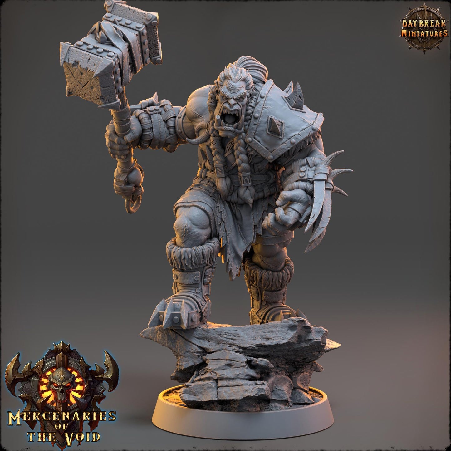 Orc Warband - Mercenaries of the Void | Daybreak Miniatures | Tabletop Wargaming Miniature Grim-Dark Sci-Fi Proxy