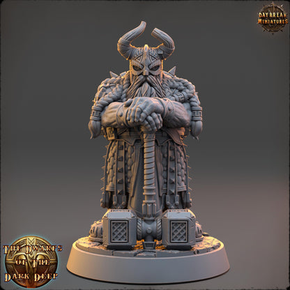 Dwarf Warband | Dwarfs of the Dark Deep | Daybreak Miniatures | Tabletop Wargaming Miniature Grim-Dark Sci-Fi Proxy