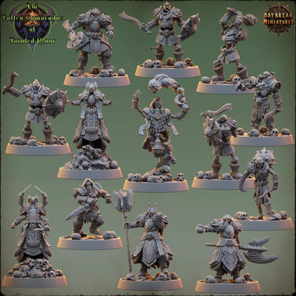 Undead Warband | The Fallen Camaradas of Tainted Moor | Daybreak Miniatures | Tabletop Wargaming Miniature Grim-Dark Sci-Fi Proxy