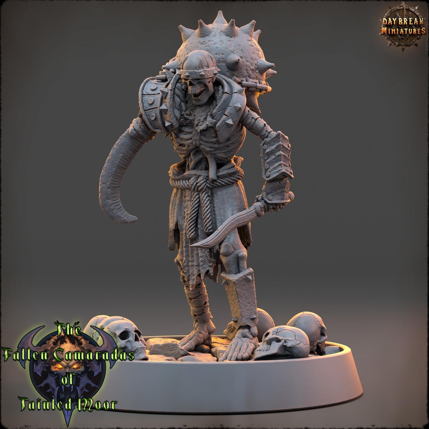 Undead Warband | The Fallen Camaradas of Tainted Moor | Daybreak Miniatures | Tabletop Wargaming Miniature Grim-Dark Sci-Fi Proxy