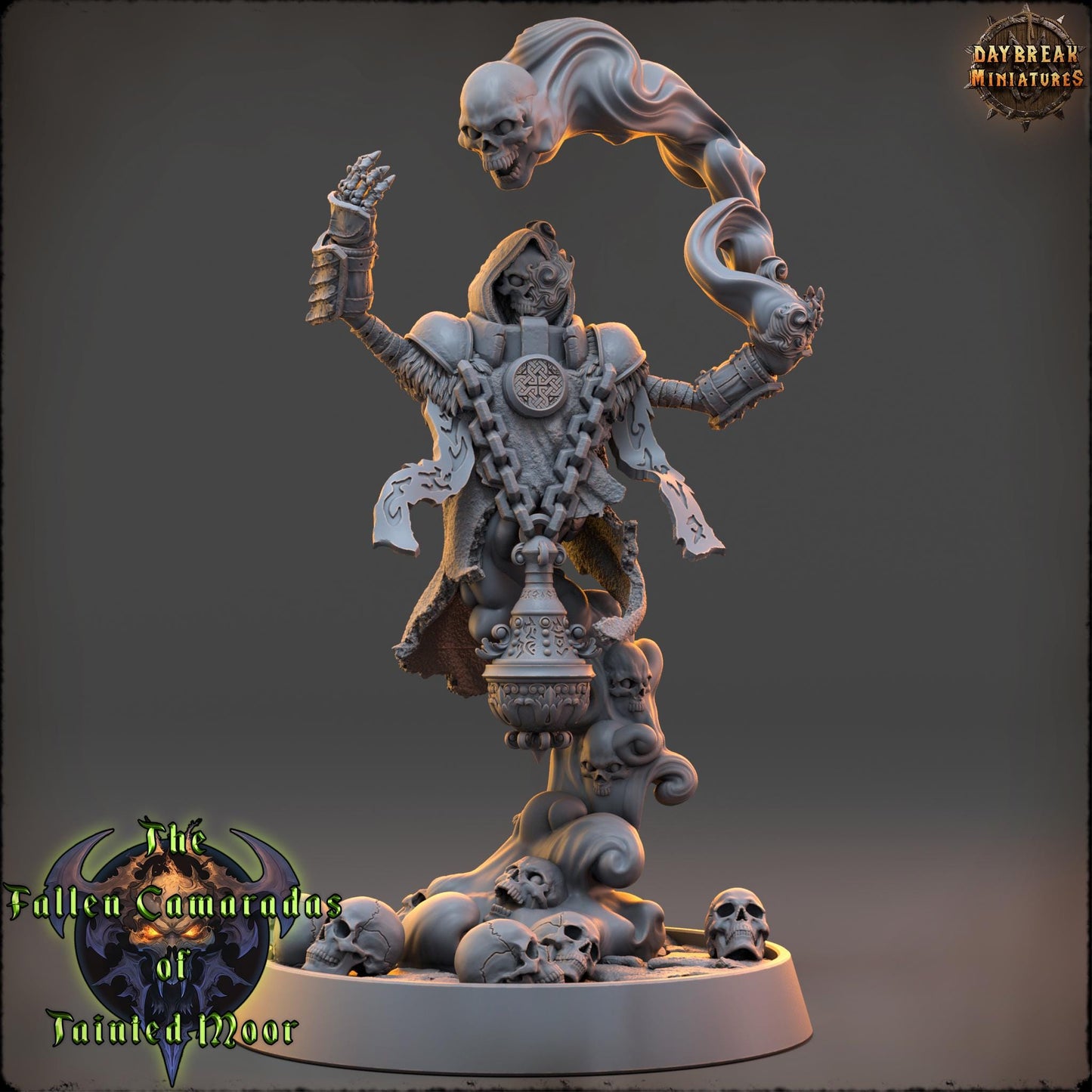 Undead Warband | The Fallen Camaradas of Tainted Moor | Daybreak Miniatures | Tabletop Wargaming Miniature Grim-Dark Sci-Fi Proxy