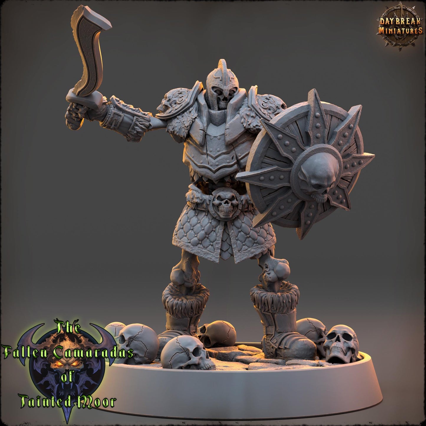 Undead Warband | The Fallen Camaradas of Tainted Moor | Daybreak Miniatures | Tabletop Wargaming Miniature Grim-Dark Sci-Fi Proxy