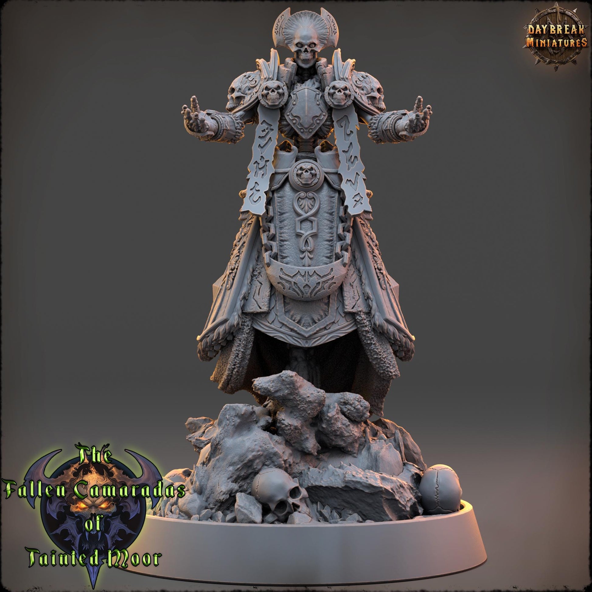 Undead Warband | The Fallen Camaradas of Tainted Moor | Daybreak Miniatures | Tabletop Wargaming Miniature Grim-Dark Sci-Fi Proxy