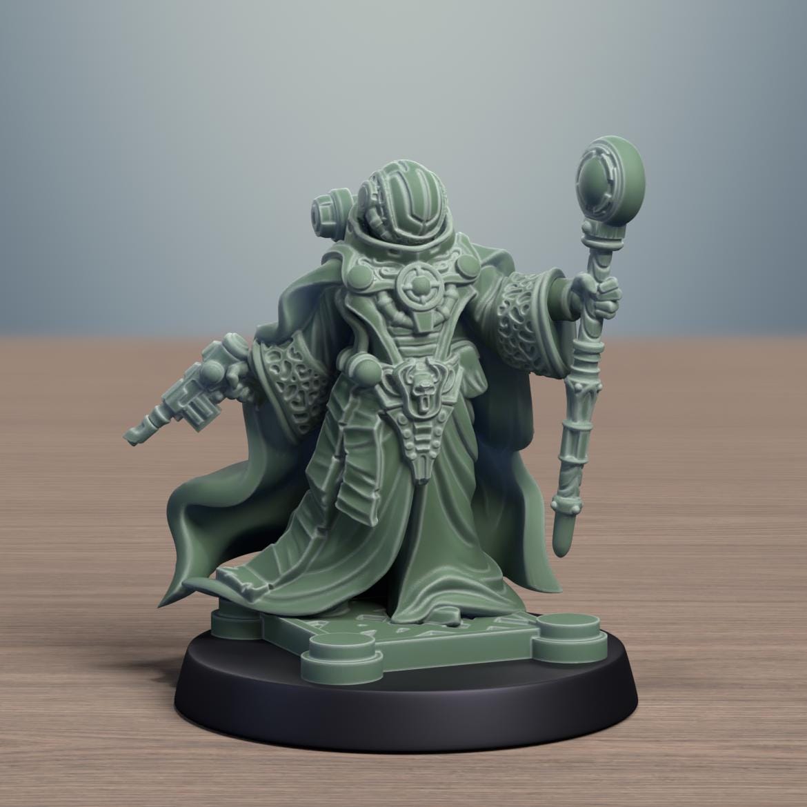 Navigation Specialist - The Intelligencia - DMG Minis - Tabletop Wargaming Miniature Grim Dark/Sci-Fi/Proxy