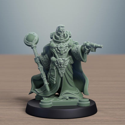 Navigation Specialist - The Intelligencia - DMG Minis - Tabletop Wargaming Miniature Grim Dark/Sci-Fi/Proxy