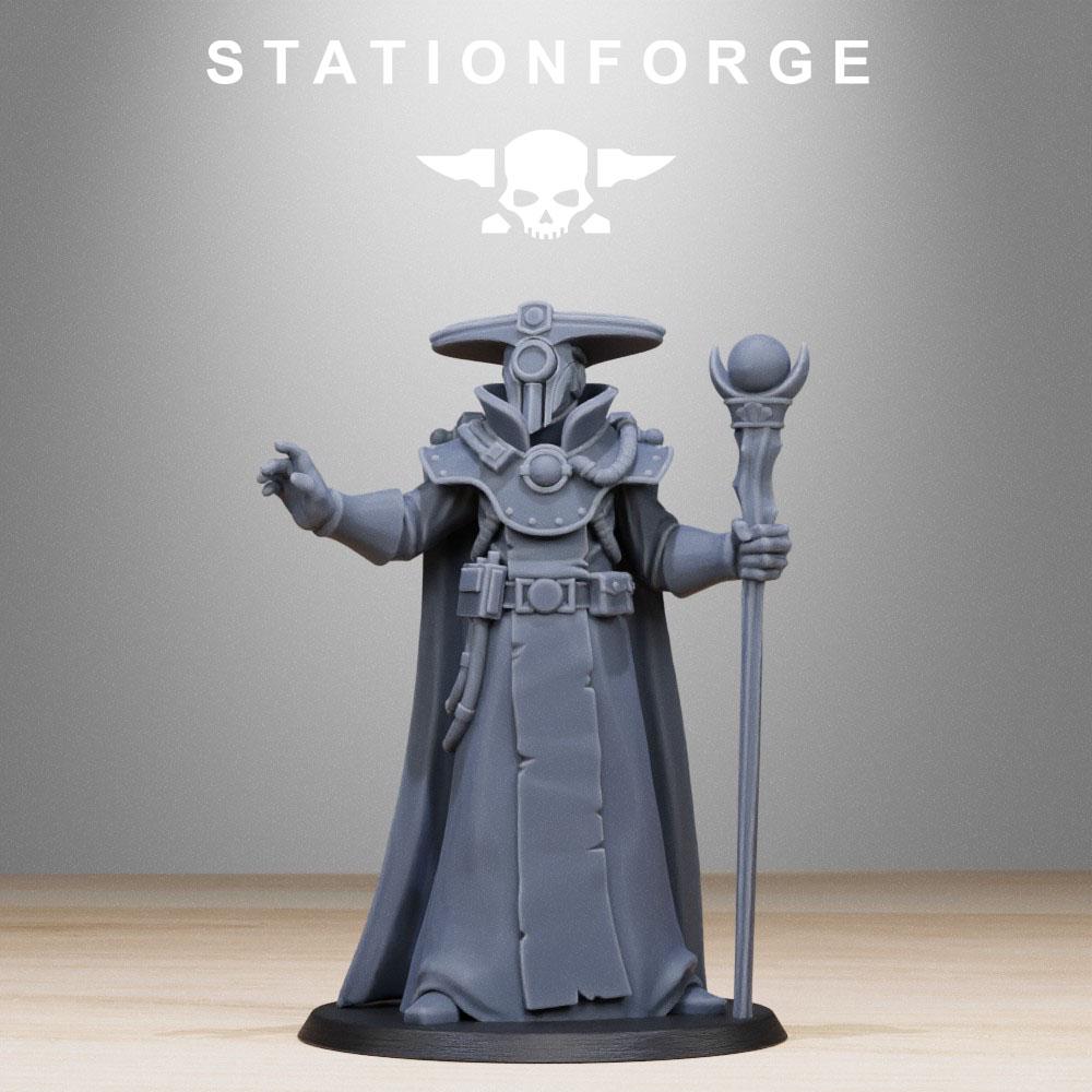 GrimCorp Elder | Stationforge | Tabletop Wargaming Miniature Grim Dark Sci-Fi Proxy