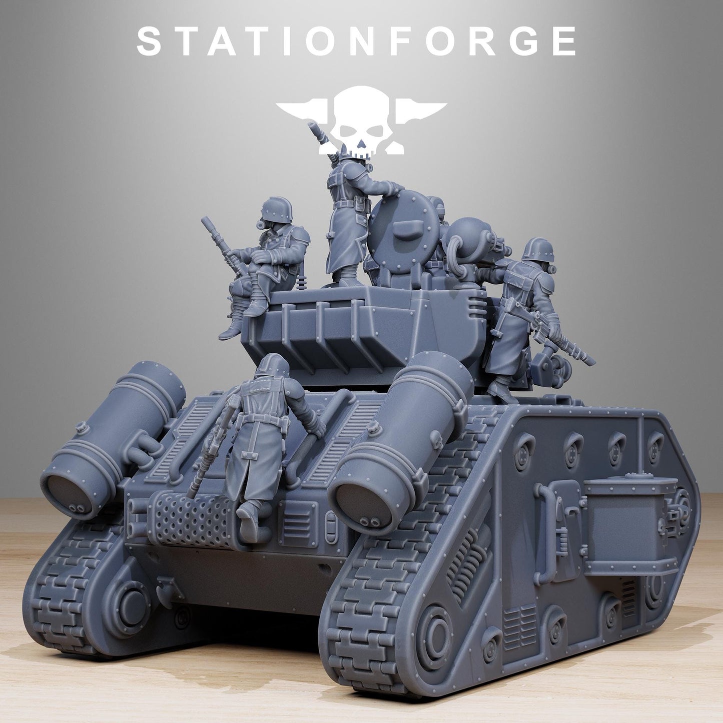 GrimGuard Battle Tank 2.0 | Stationforge | Tabletop Wargaming Miniature Grim Dark Sci-Fi Proxy