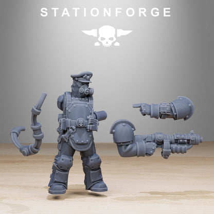 GrimGuard Armored Squad | Stationforge | Tabletop Wargaming Miniature Grim Dark Sci-Fi Proxy