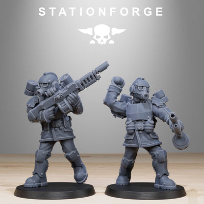 GrimGuard Aero Troops | Stationforge | Tabletop Wargaming Miniature Grim Dark Sci-Fi Proxy