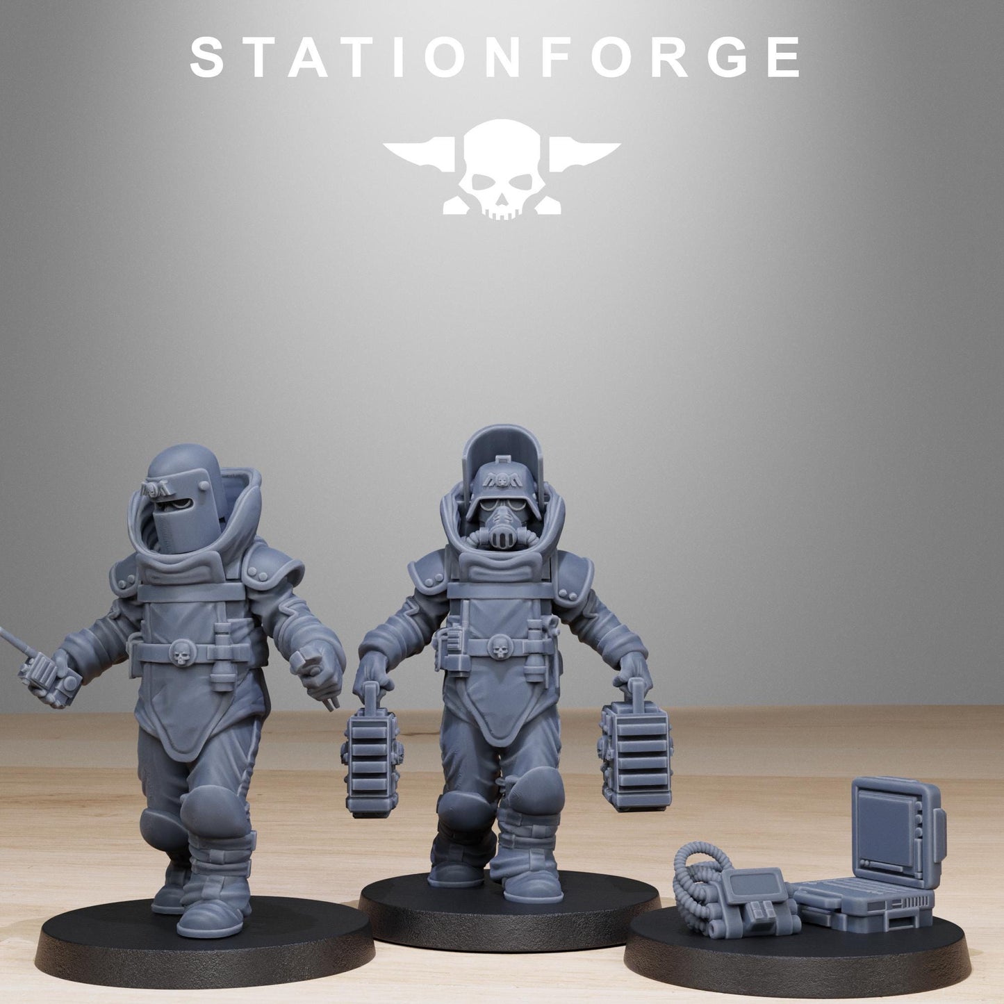 GrimGuard Bomb Squad | Stationforge | Tabletop Wargaming Miniature Grim Dark Sci-Fi Proxy