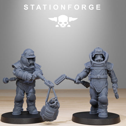 GrimGuard Bomb Squad | Stationforge | Tabletop Wargaming Miniature Grim Dark Sci-Fi Proxy