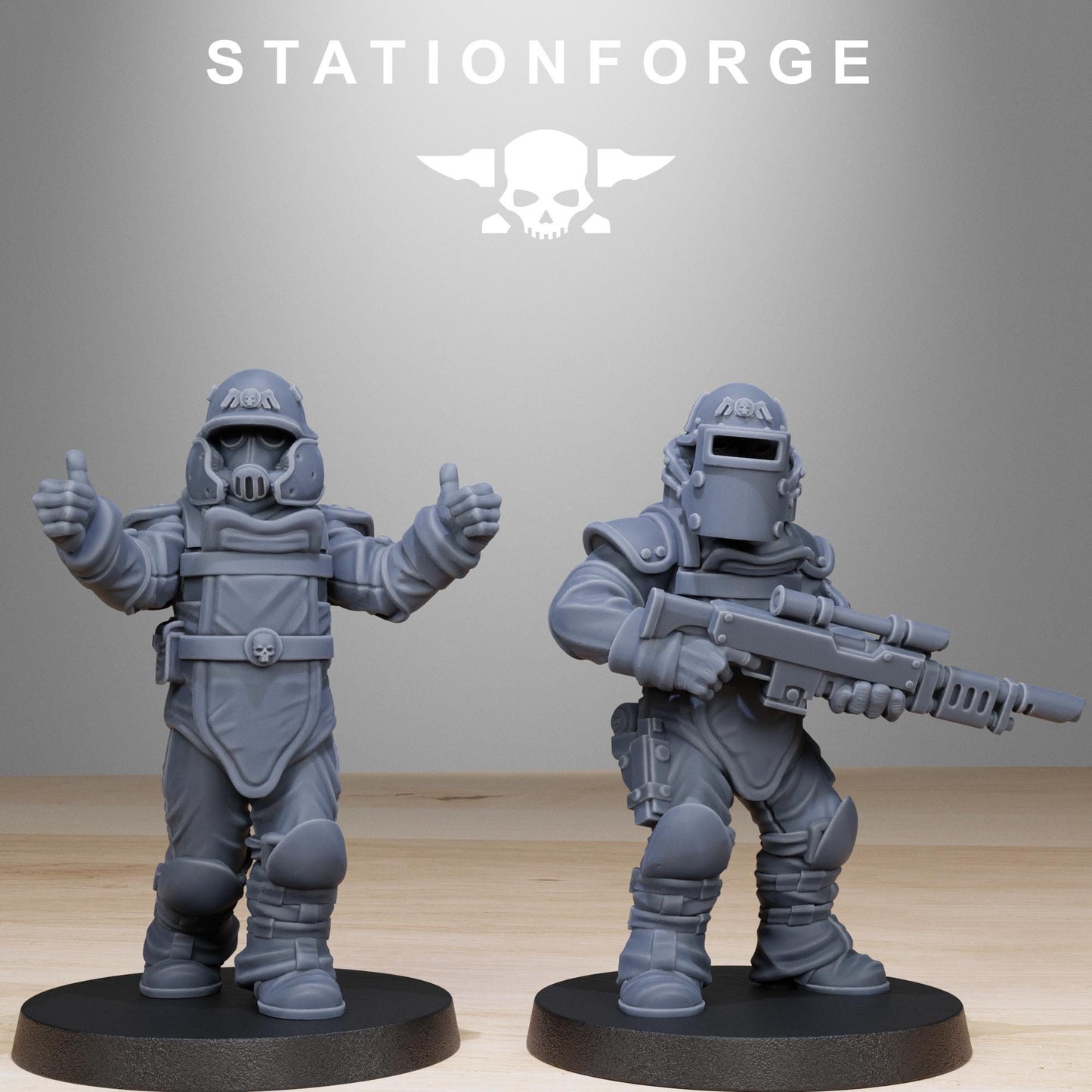 GrimGuard Bomb Squad | Stationforge | Tabletop Wargaming Miniature Grim Dark Sci-Fi Proxy