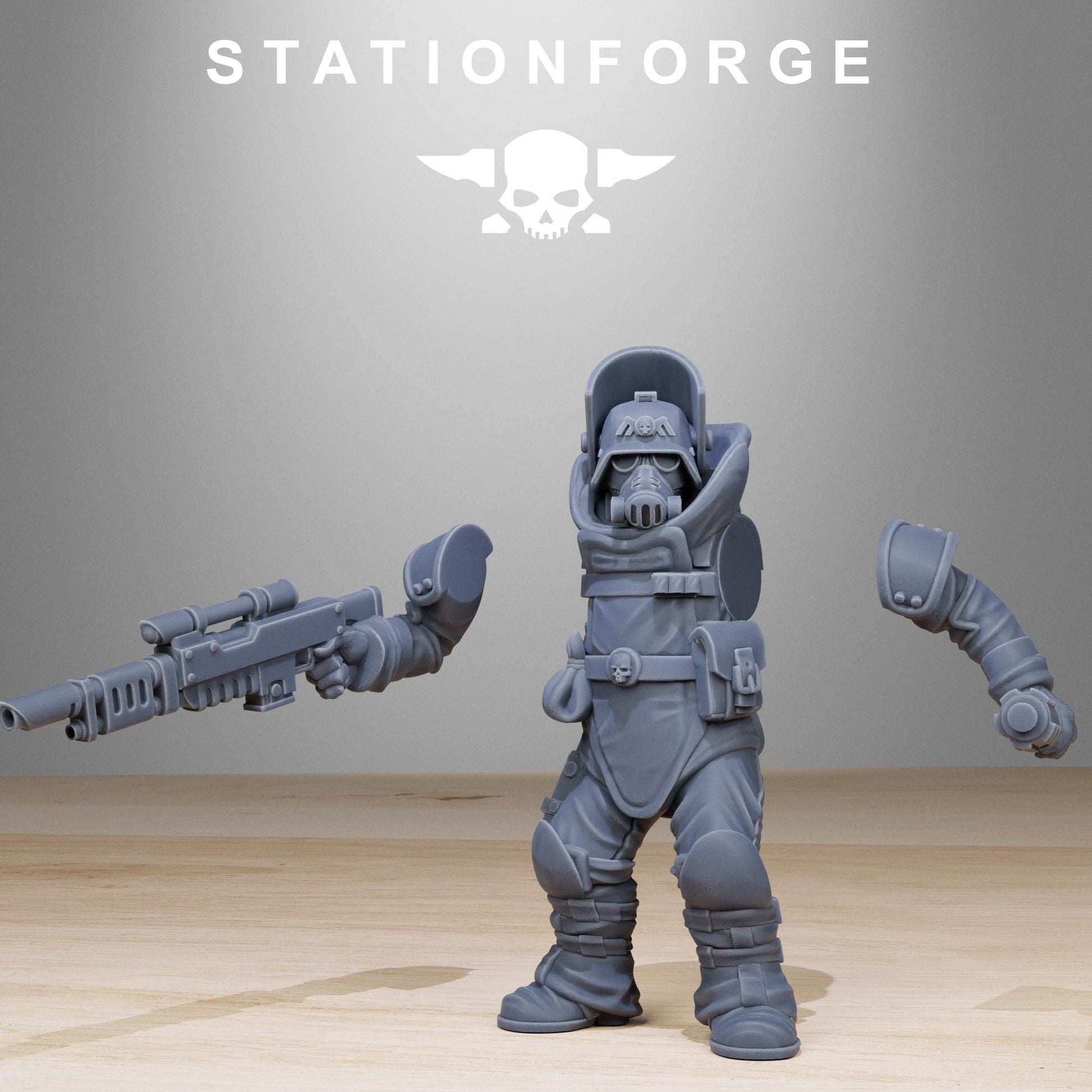 GrimGuard Bomb Squad | Stationforge | Tabletop Wargaming Miniature Grim Dark Sci-Fi Proxy