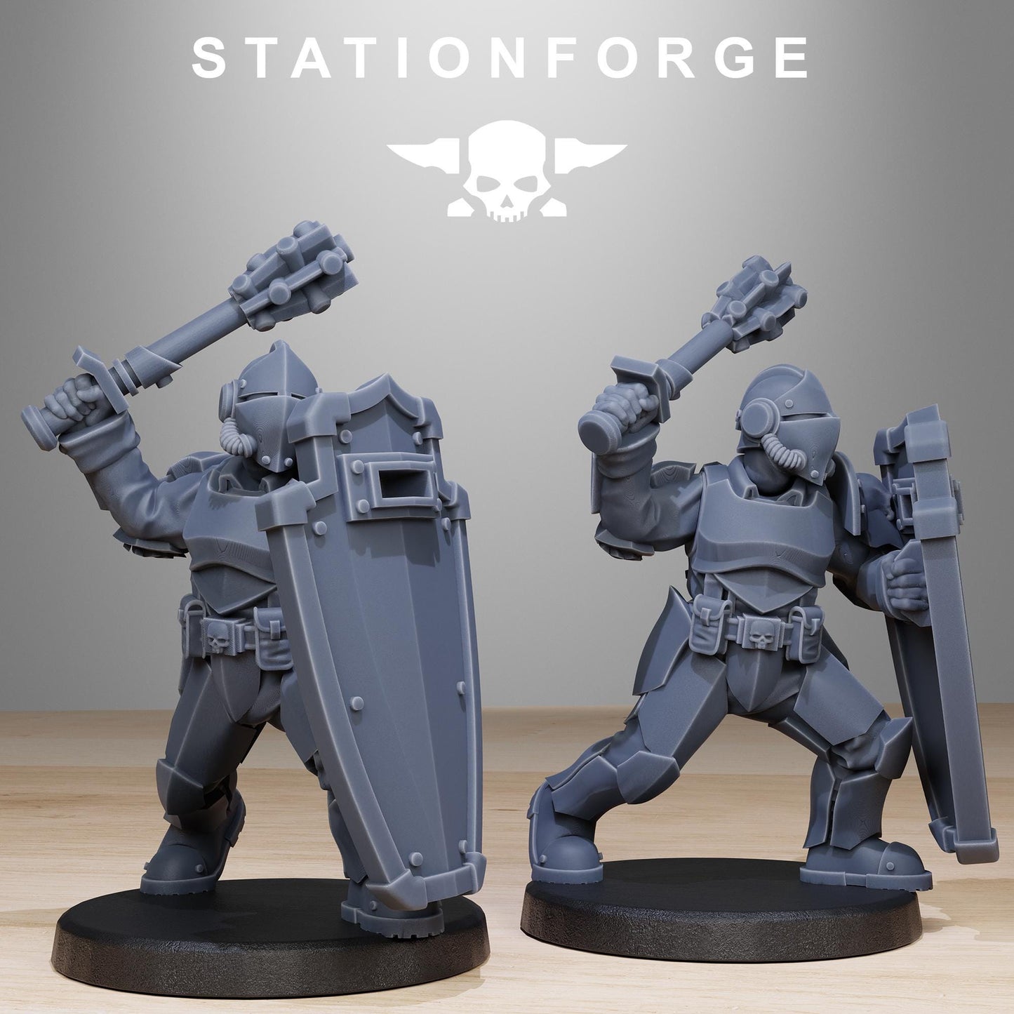 GrimGuard Enforcers | Stationforge | Tabletop Wargaming Miniature Grim Dark Sci-Fi Proxy