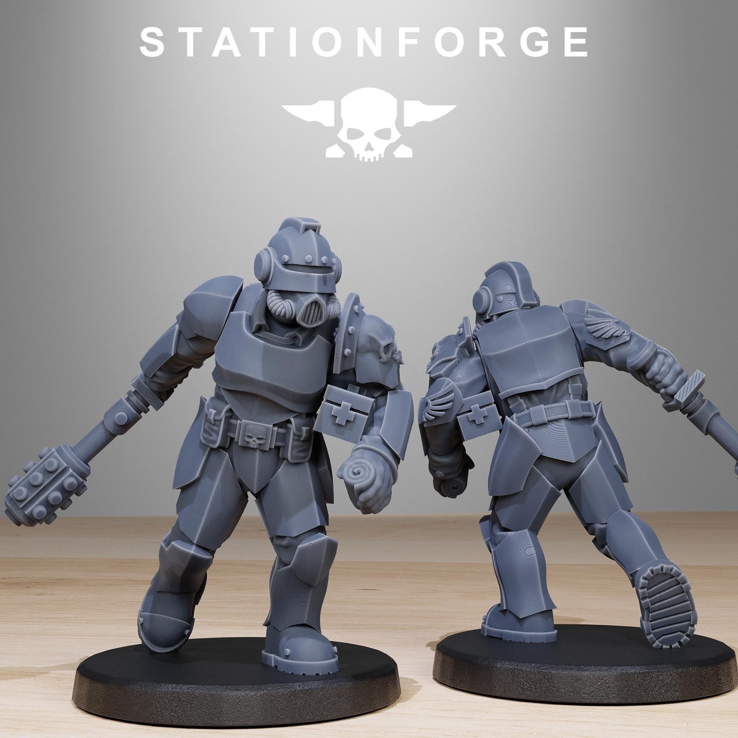 GrimGuard Enforcers | Stationforge | Tabletop Wargaming Miniature Grim Dark Sci-Fi Proxy