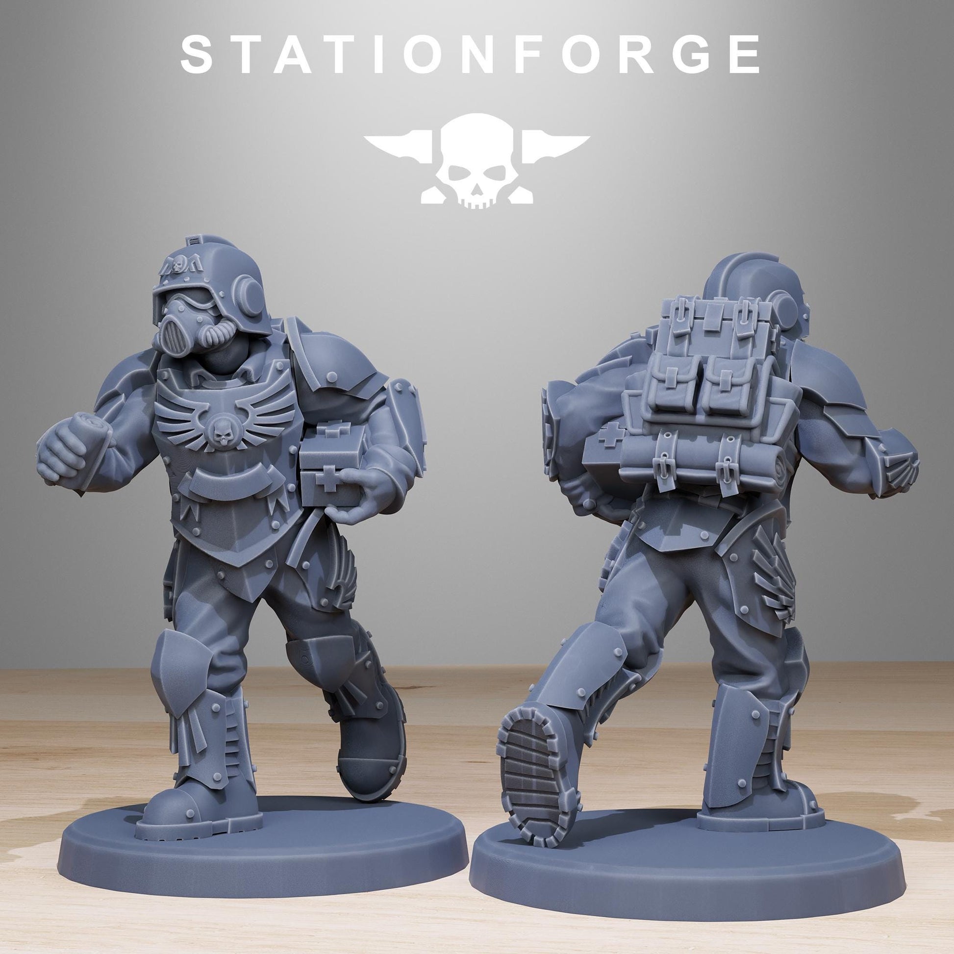 GrimGuard Elites | Stationforge | Tabletop Wargaming Miniature Grim Dark Sci-Fi Proxy