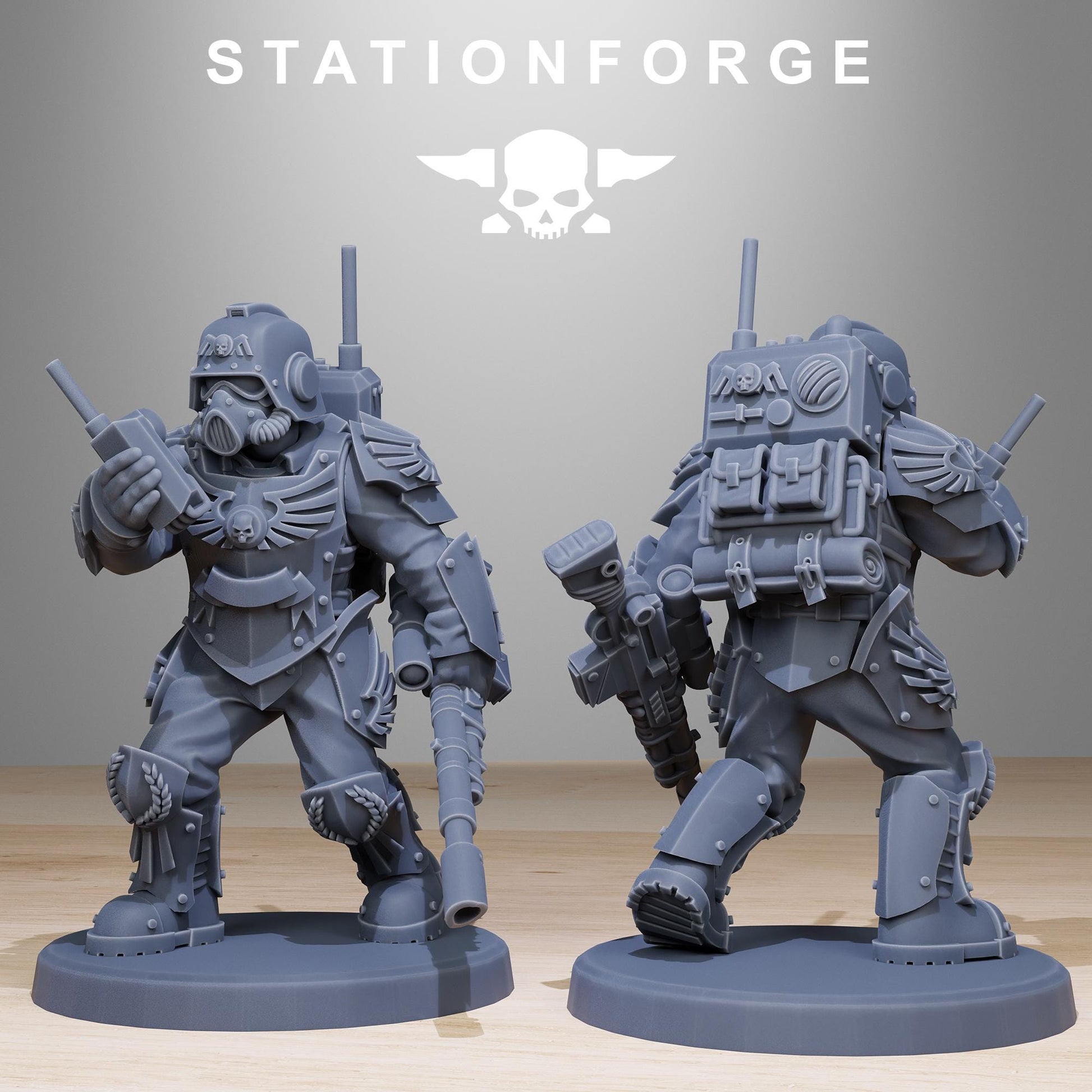 GrimGuard Elites | Stationforge | Tabletop Wargaming Miniature Grim Dark Sci-Fi Proxy