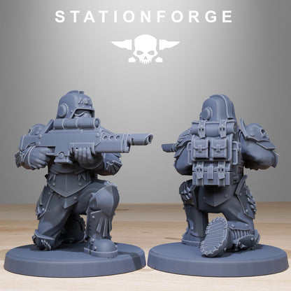 GrimGuard Elites | Stationforge | Tabletop Wargaming Miniature Grim Dark Sci-Fi Proxy