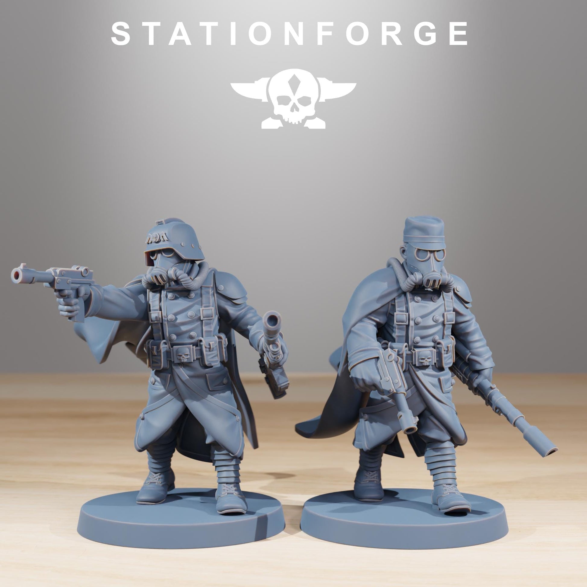 GrimGuard Marksmen | Stationforge | Tabletop Wargaming Miniature Grim Dark Sci-Fi Proxy