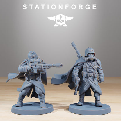 GrimGuard Marksmen | Stationforge | Tabletop Wargaming Miniature Grim Dark Sci-Fi Proxy