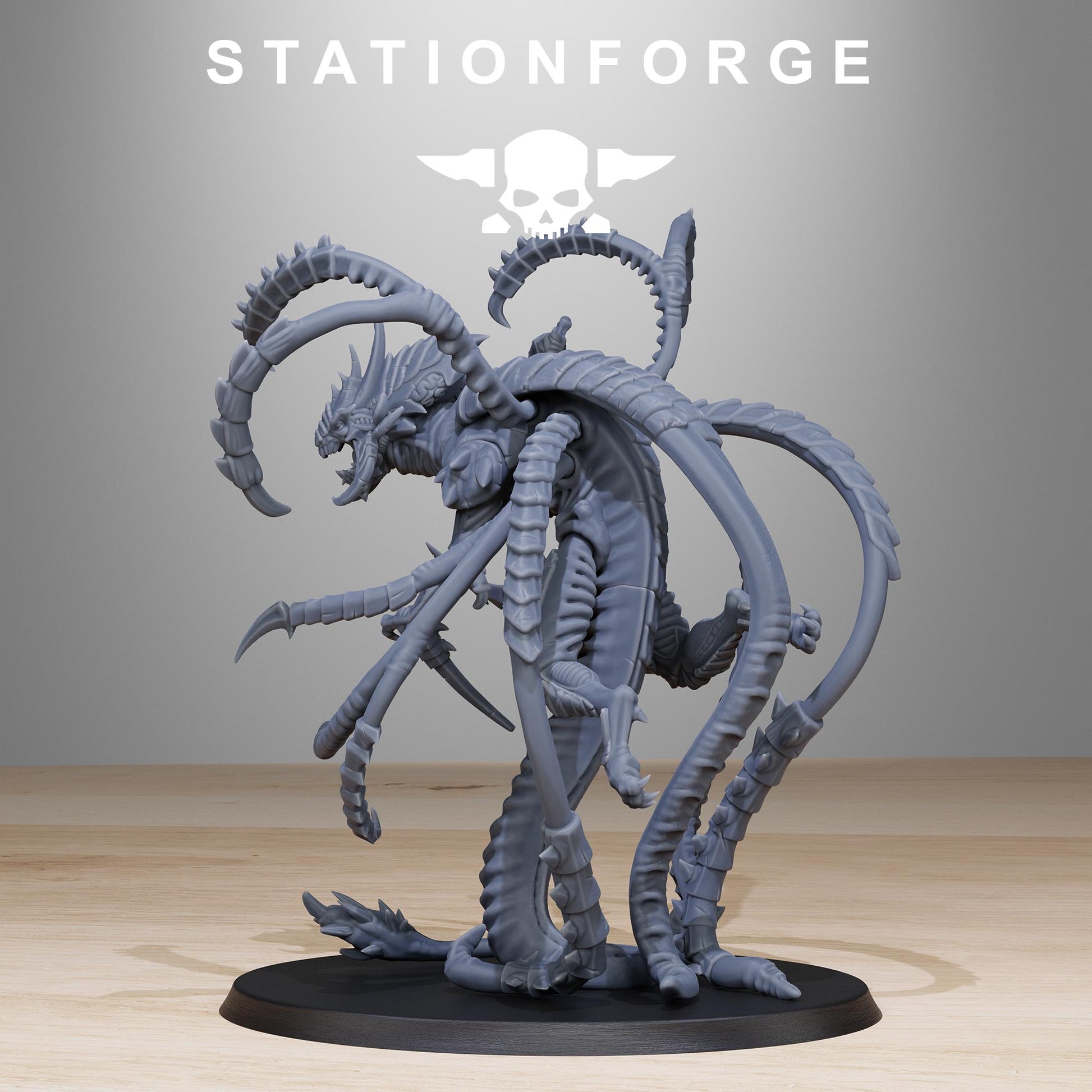 Xenarid Assassin | Stationforge | Tabletop Wargaming Miniature Grim Dark Sci-Fi Proxy