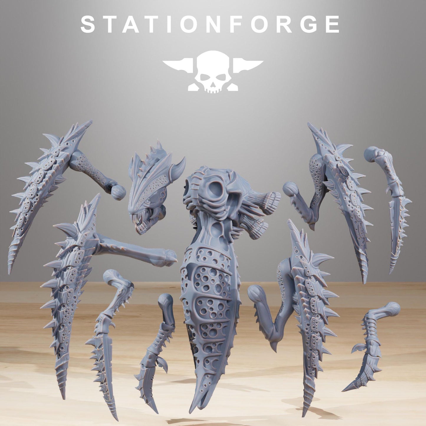 Xenarid Crawlers | Stationforge | Tabletop Wargaming Miniature Grim Dark Sci-Fi Proxy