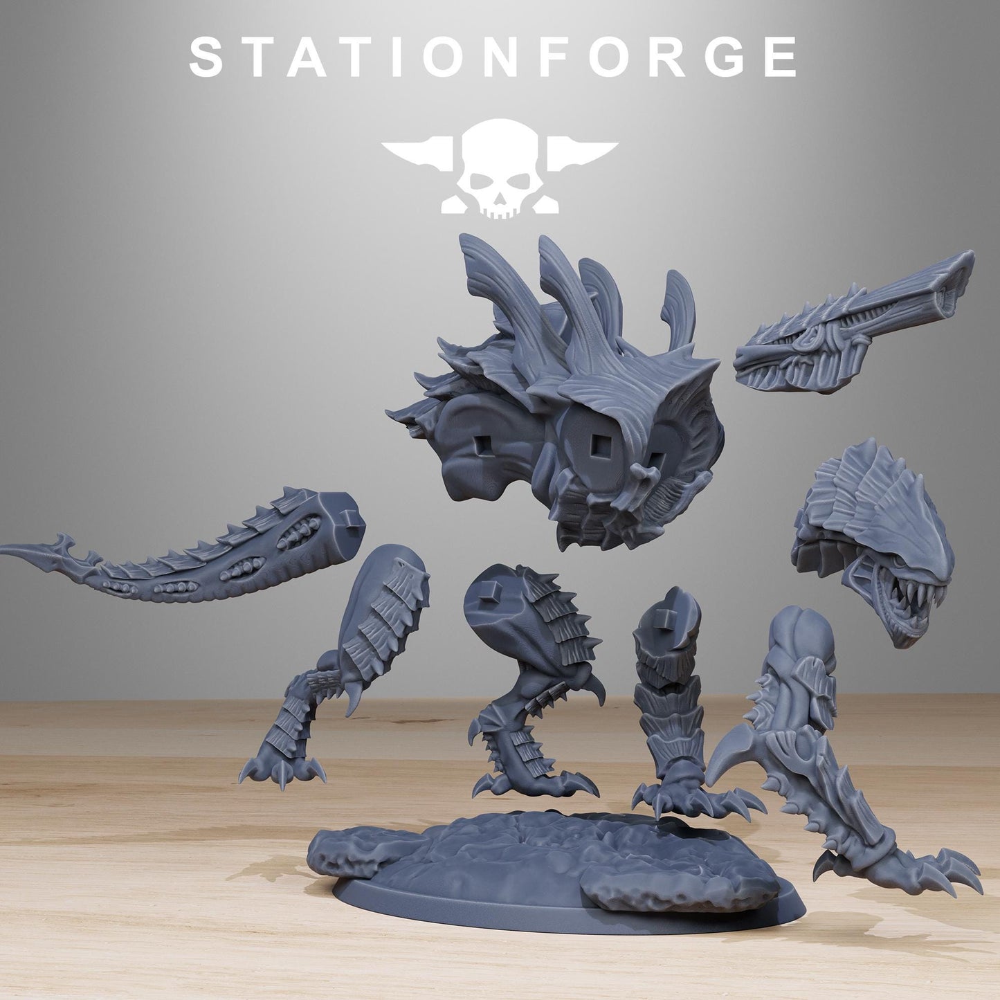 Xenarid Predator | Stationforge | Tabletop Wargaming Miniature Grim Dark Sci-Fi Proxy