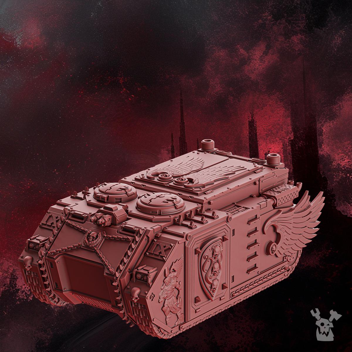 APC Utility Tank • Crimson Wings • DakkaDakka.store • Tabletop Wargaming Miniature Grim-Dark Sci-Fi Proxy