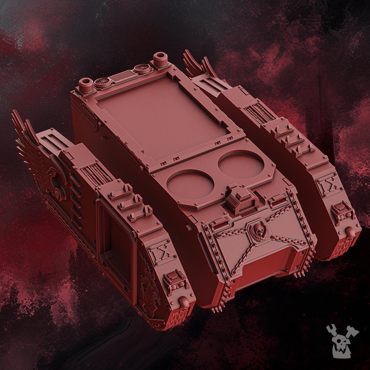 APC Utility Tank • Crimson Wings • DakkaDakka.store • Tabletop Wargaming Miniature Grim-Dark Sci-Fi Proxy