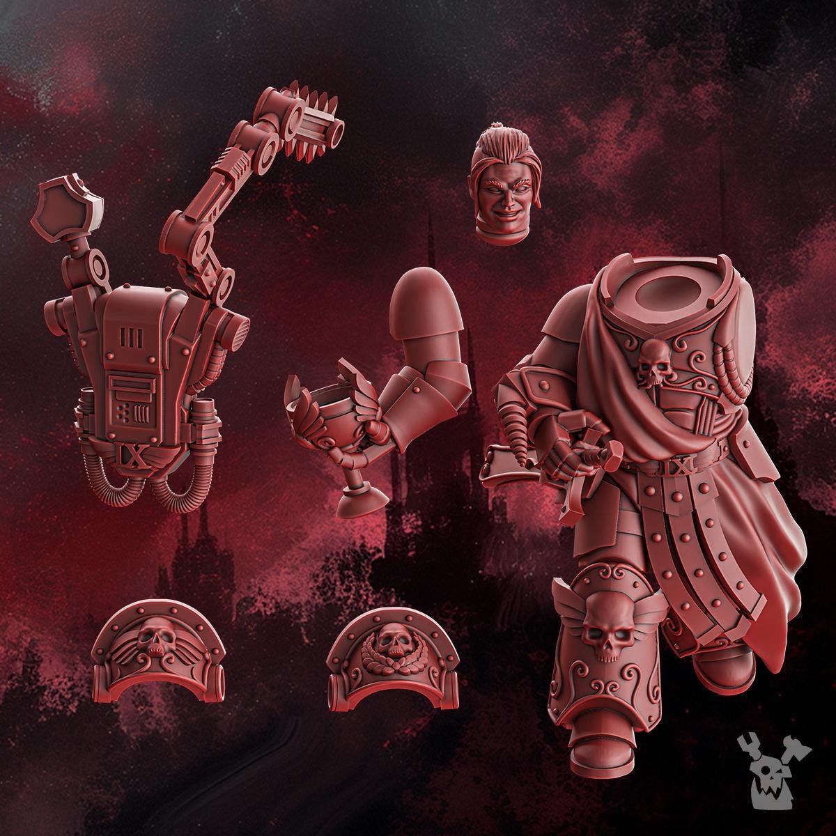 Sacrificer • Crimson Wings • DakkaDakka.store • Tabletop Wargaming Miniature Grim-Dark Sci-Fi Proxy